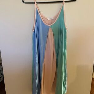 Colorblock Sleeveless Dress